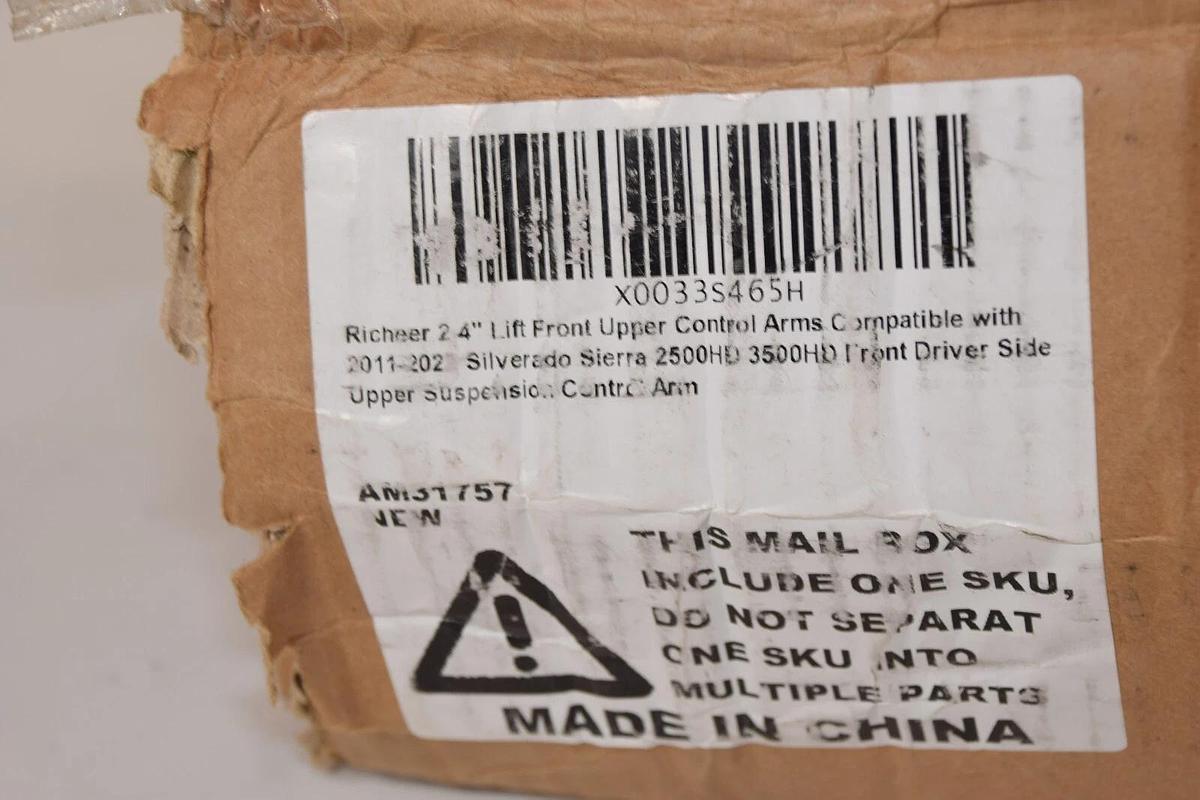 RICHEER 2-4" Lift Front Upper Control Arms 11-22 Silverado Sierra 2500HD 3500HD