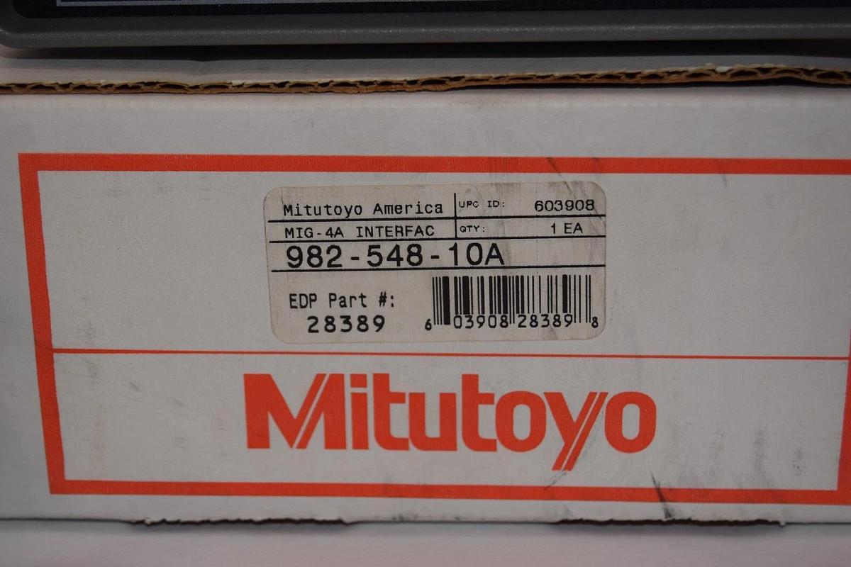 (NEW) MITUTOYO 982-548-10A , 28389 MIG-4A Communication Converter