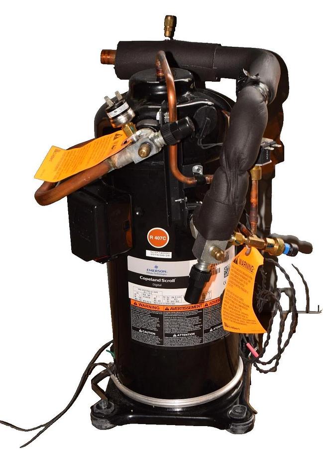 Used Copeland Emerson Scroll Compressor ZRD61KCE-TFD-261 3ph 380-420v 406v