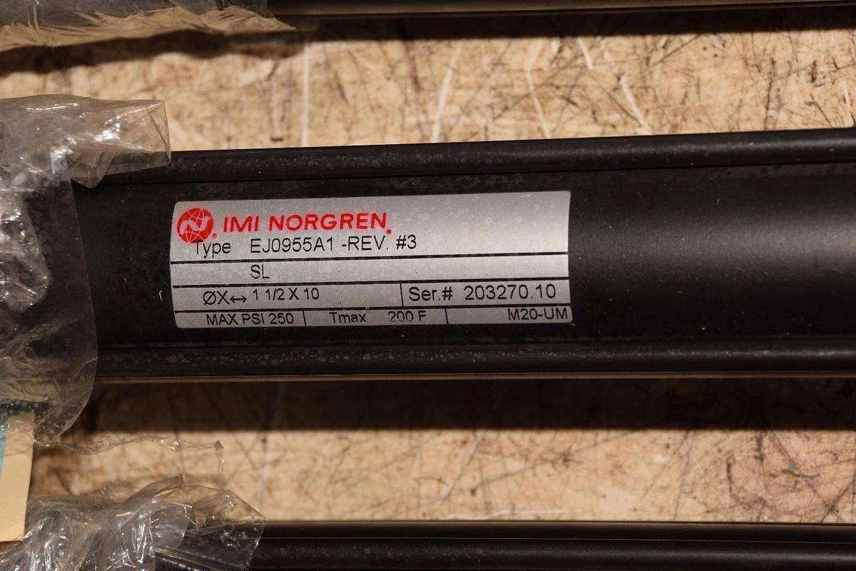 NORGREN EJ0955A1 REV #3 250psi 200F PNEUMATIC CYLINDER  1-1/2 X 10, 10" Stroke