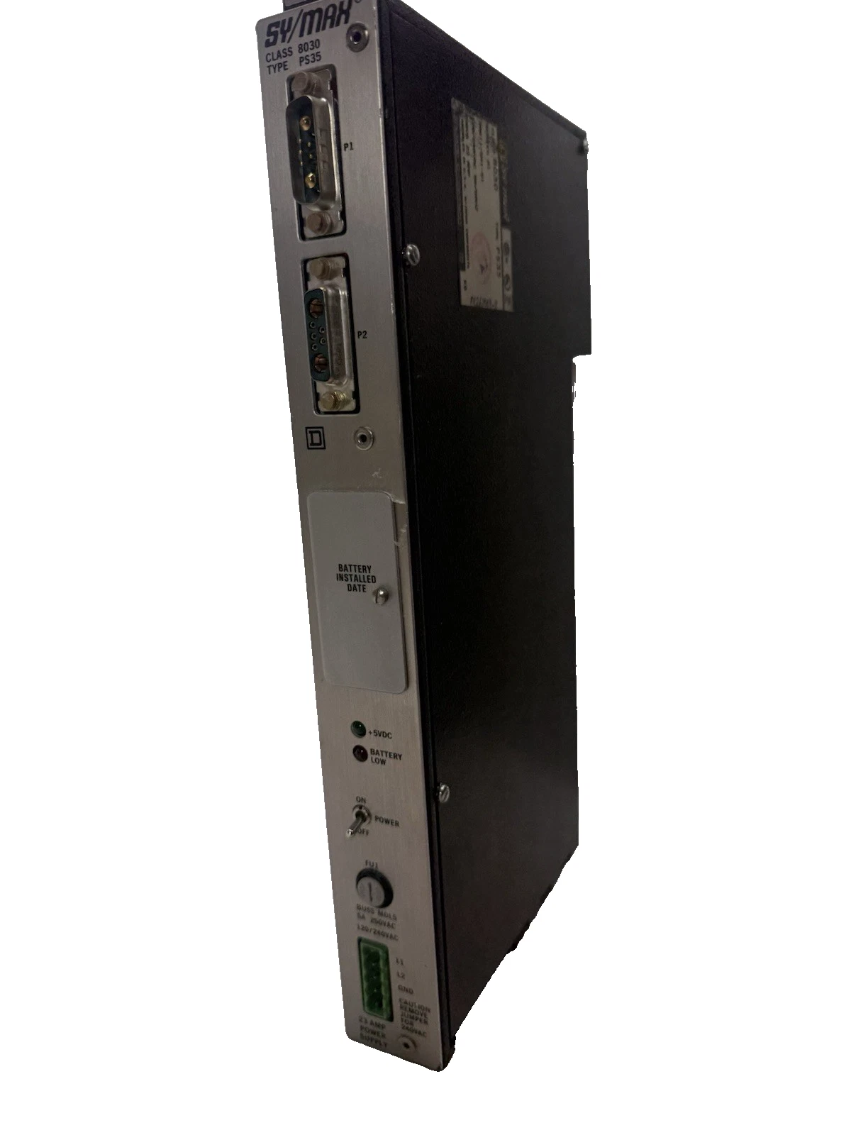 Refurbished SQUARE D SY/MAX CLASS 8030 Type PS35 Power Supply 8030, PS 35, PS35 PS-35 Ser A1