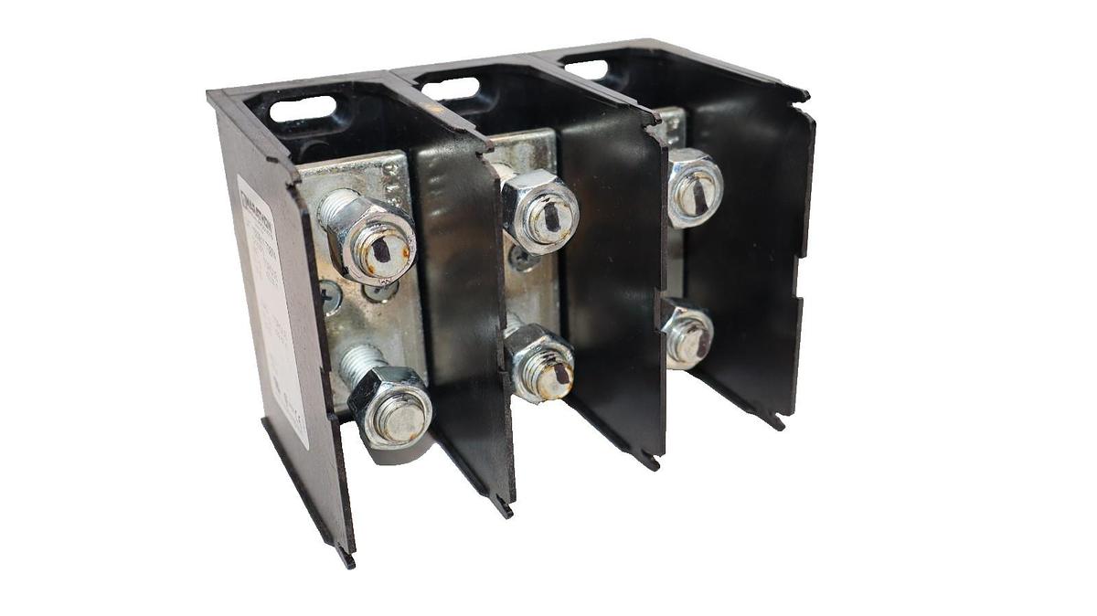 Used MARATHON 1333611 73874 , 133361173874 600V 410A 3P Power Distribution Block