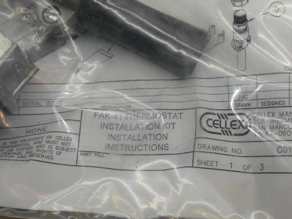 (NEW) THERMON FAK-4T FAK4T 1-7/8" to 3-1/2" Bundles Sensor Seal Kit