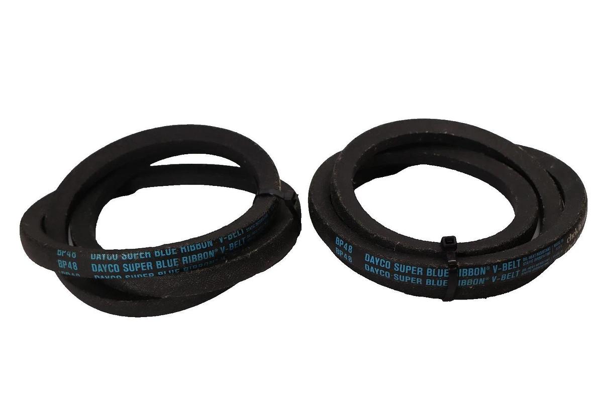 Dayco Belt BP48 Super Blue Ribbon V-Belt USA (New - Lot of 2)