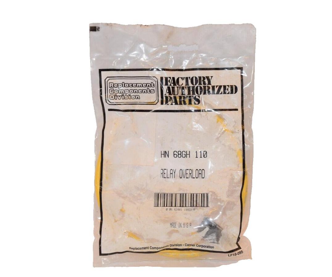 (NEW) REPLACEMENT COMPONENTS DIVISION  HN68GH110 , HN 68GH 110 Overload Relay