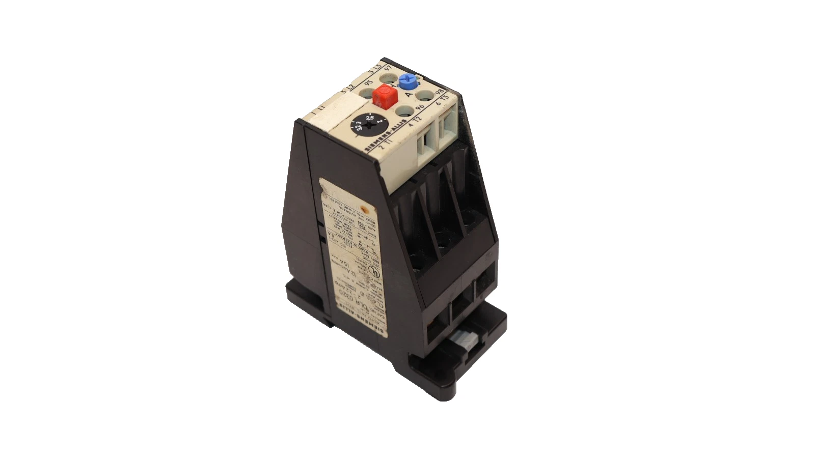 Used Siemens - Allis OLR0320 OLR-0320 OLR 0320 2-3.2Amp 2-3.2A Amp Overload Relay