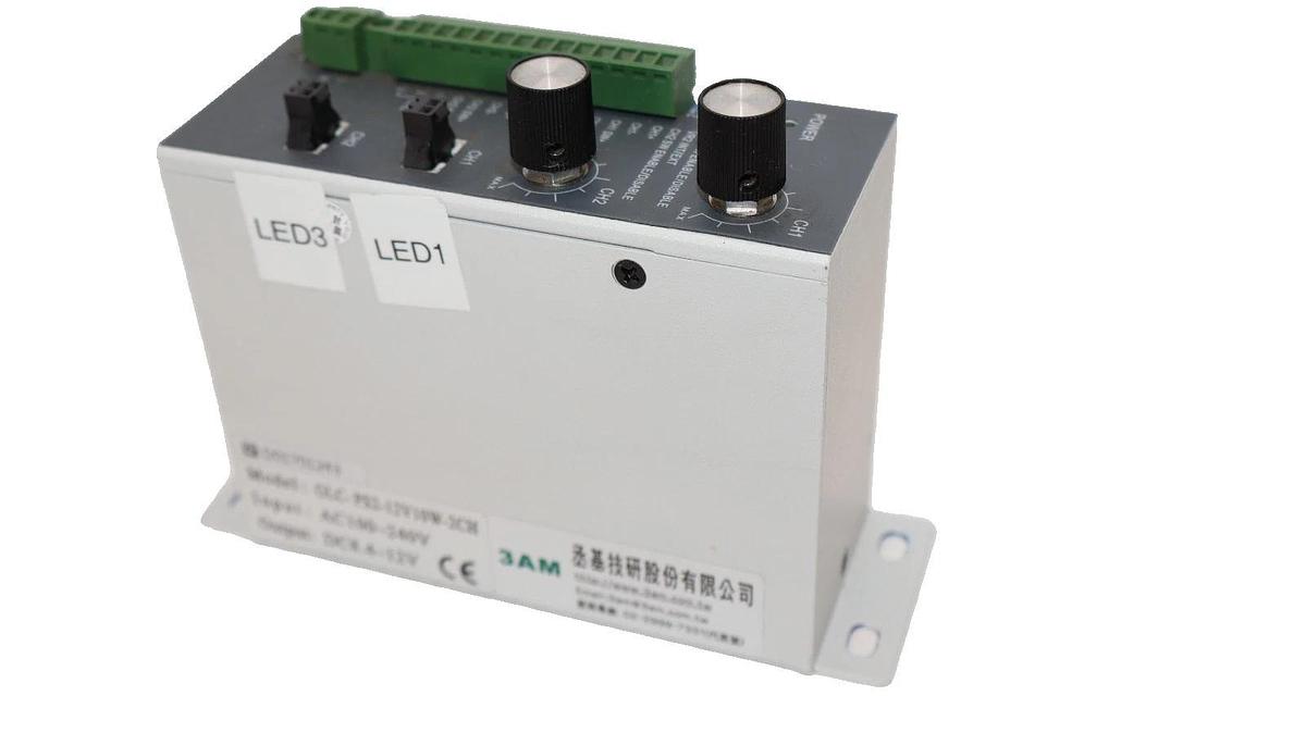 Used 3AM GLC-PS2-12V10W-2CH Modular Constant Voltage Dimmer