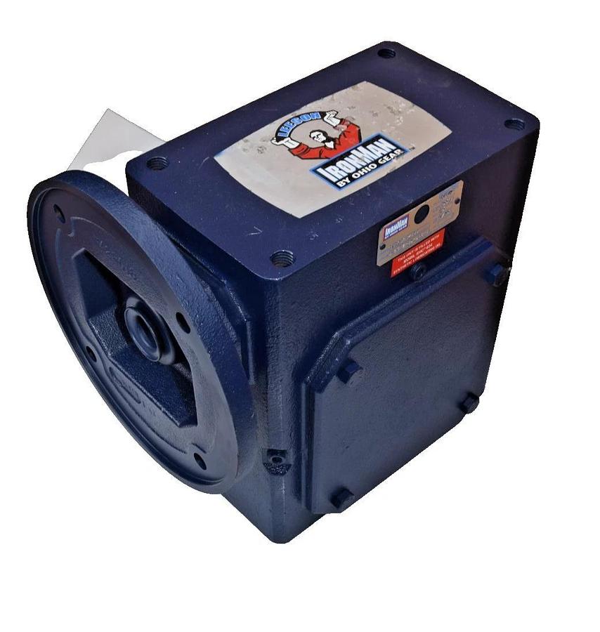 IronMan Ohio Gearbox Worm Speed Reducer W8420292.00 BMQ842-15-180-L 15:1 NOS