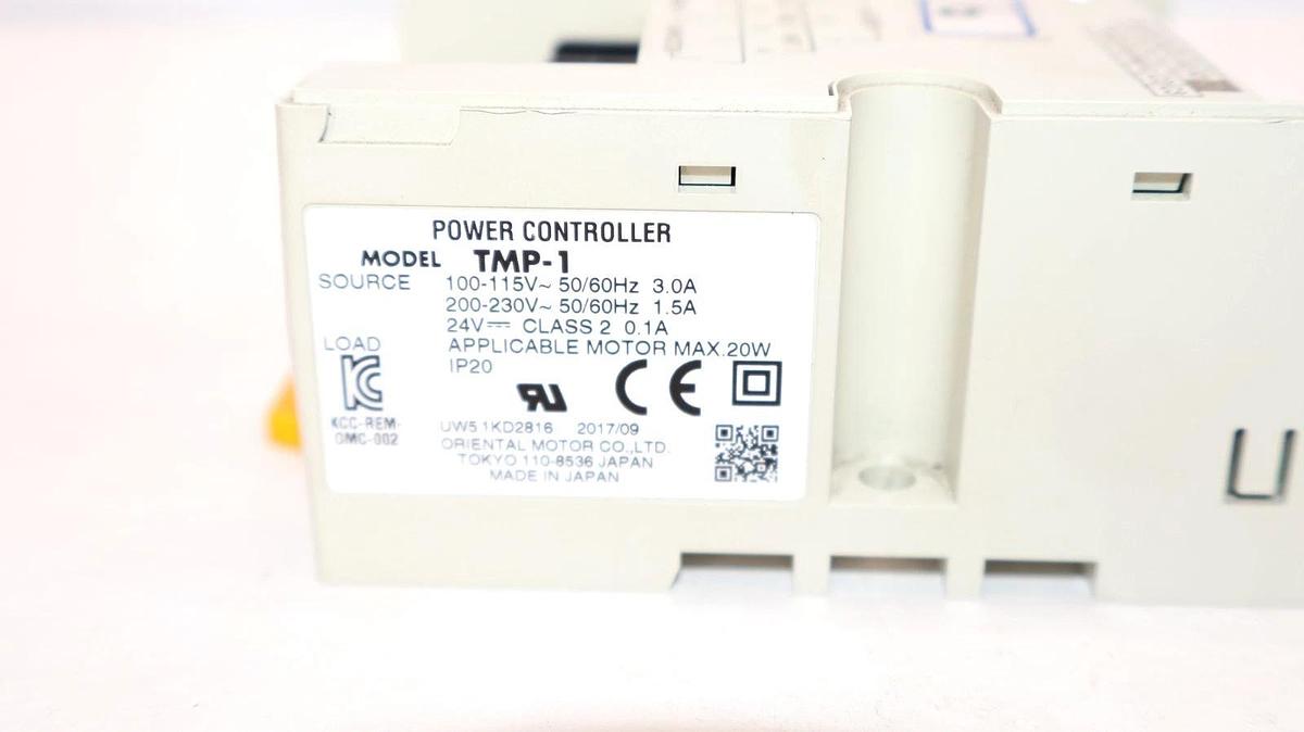 Used ORIENTAL MOTOR TMP-1 , TMP1 115/230V 50/60Hz 3.0/1.5A Power Controller