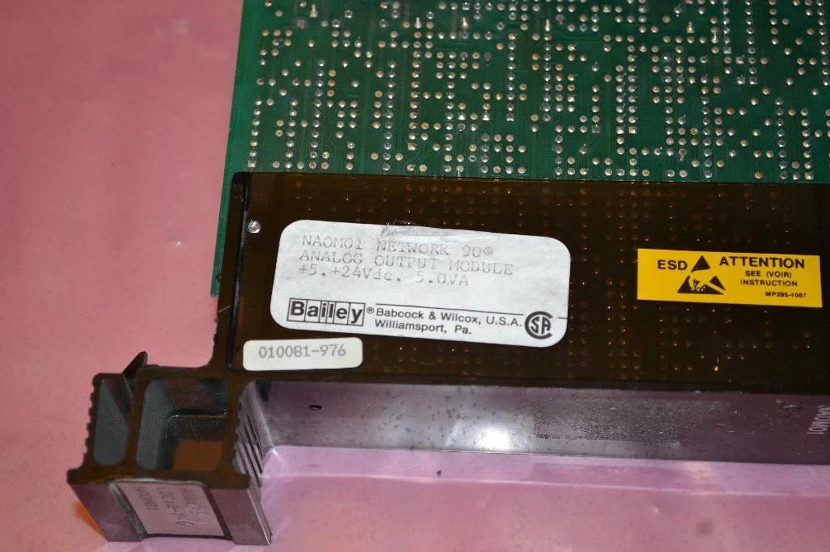 Used Bailey Network 90 Analog Output Module Board NAOM01