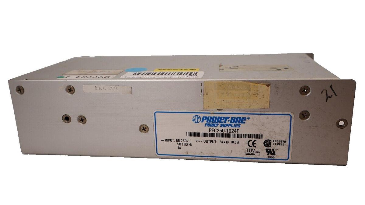 Used POWER-ONE PFC250-1024F 24V @ 10.5Amp Power Supply