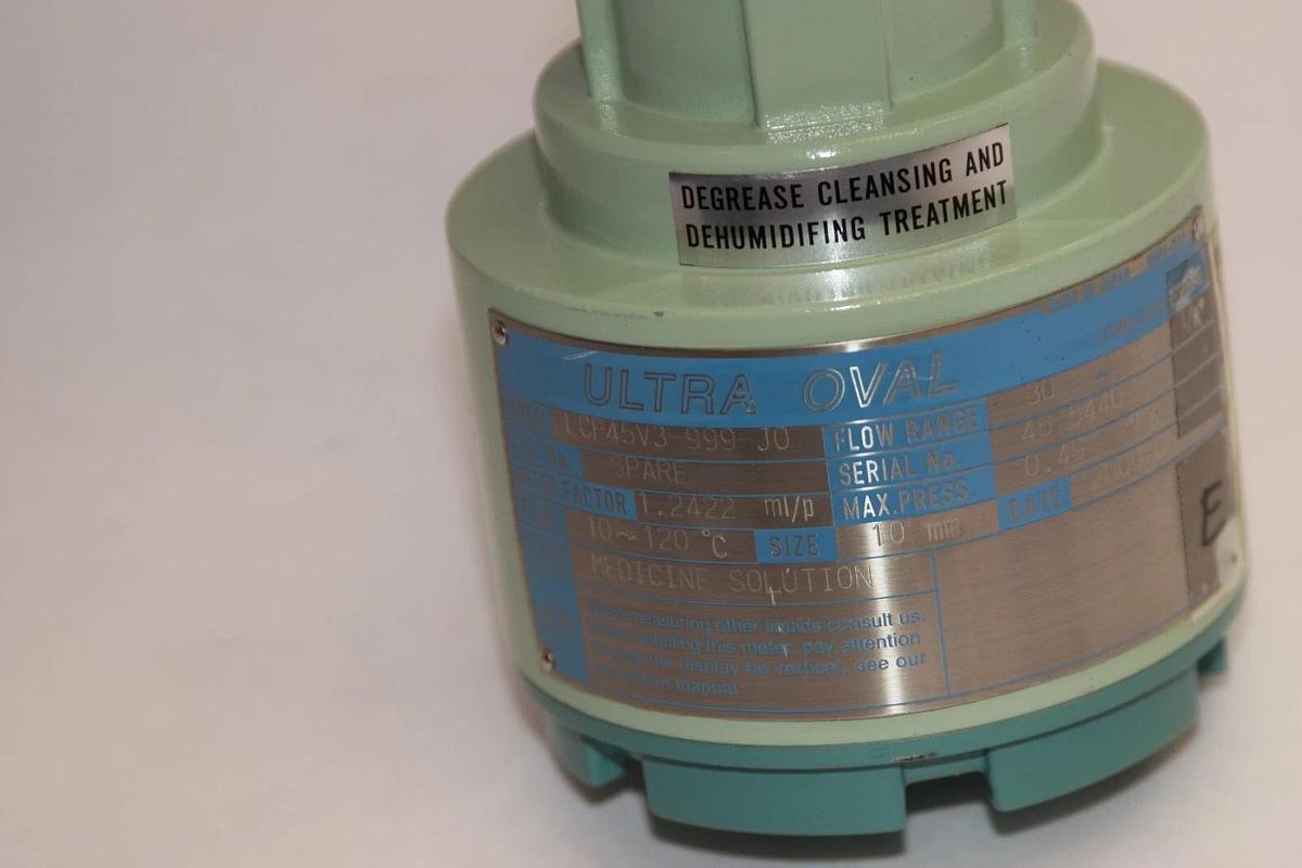 (NEW) ULTRA OVAL LCP45V3-999-J0 10mm 0.49MPa Stainless S/S Flow Meter