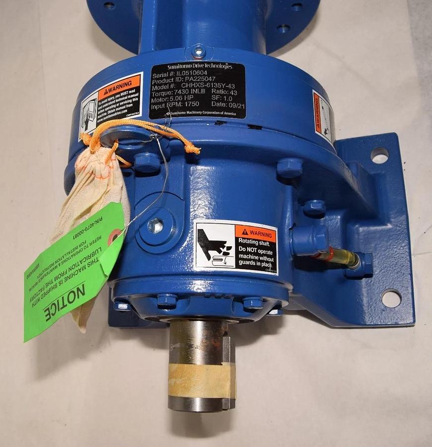 SUMITOMO CHHXS-6135Y-43 PA225047 43:1 1750RPM 5.06hp Speed Gear Reducer (NEW)