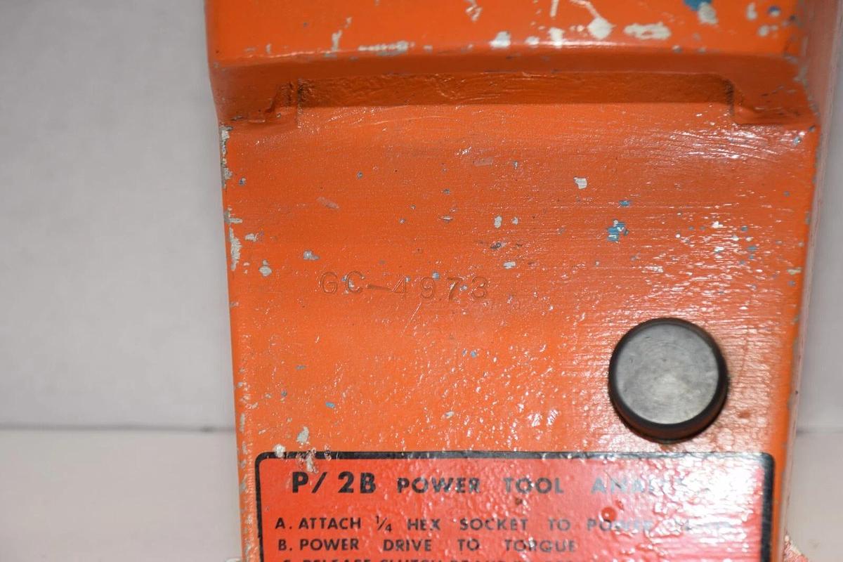 Used CLECO DRESSER P/2B P2B Power Tool Torque Analyzer 20 IN 20IN LBS 2.2 Nm