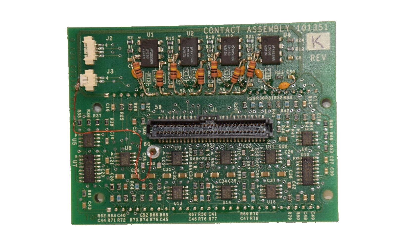 Used Contact Assembly PCB Circuit Board Card 101351