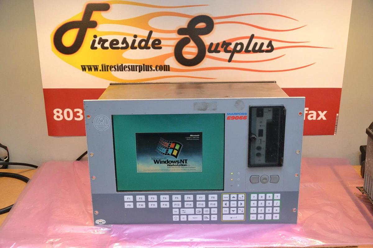 Used MARPOSS OPERATOR INTERFACE E9066 866DDDEFCC 230V 230 V WITH WINDOWS NT