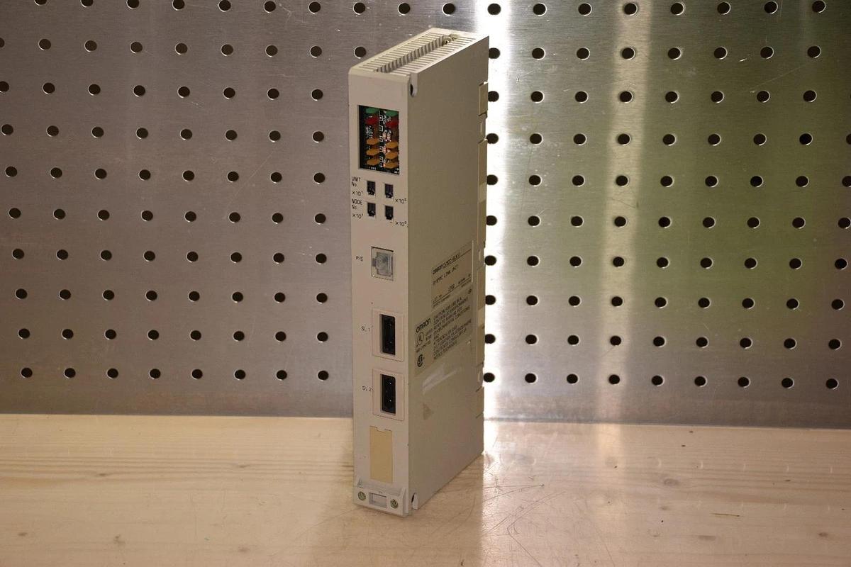 Used OMRON CV500-SLK11 CV500SLK11 SYSMAC LINK UNIT MISSING COVER