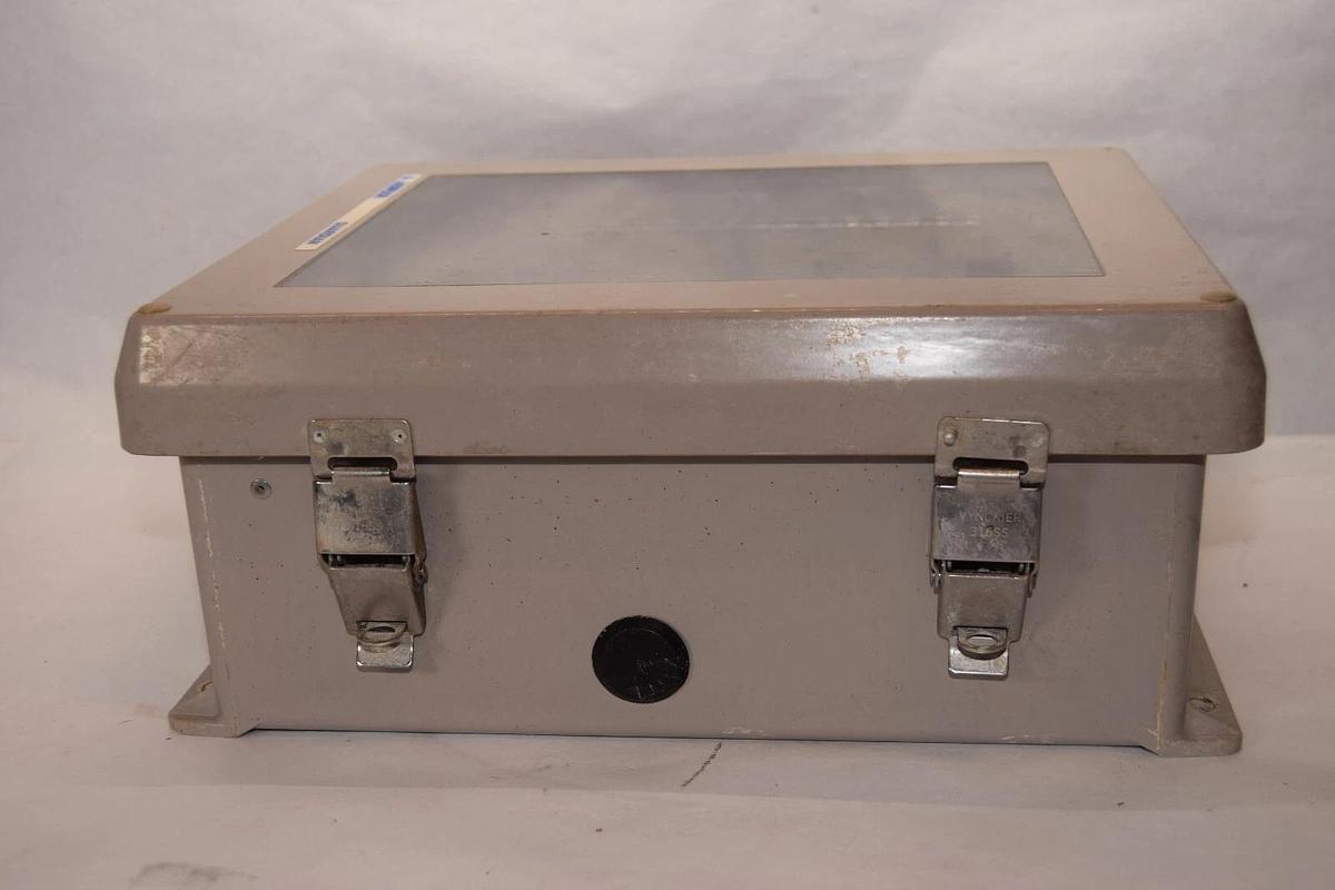Used ANDERSON AW846333 , 915542 12" x 10" x 4-1/2" ID Plastic PVC Control Enclosure