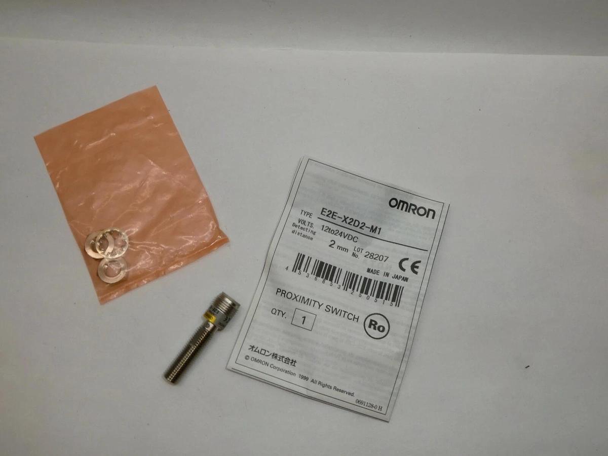 (NEW) OMRON E2E-X2D2-M1 12-24Vdc 2mm Proximity Sensor