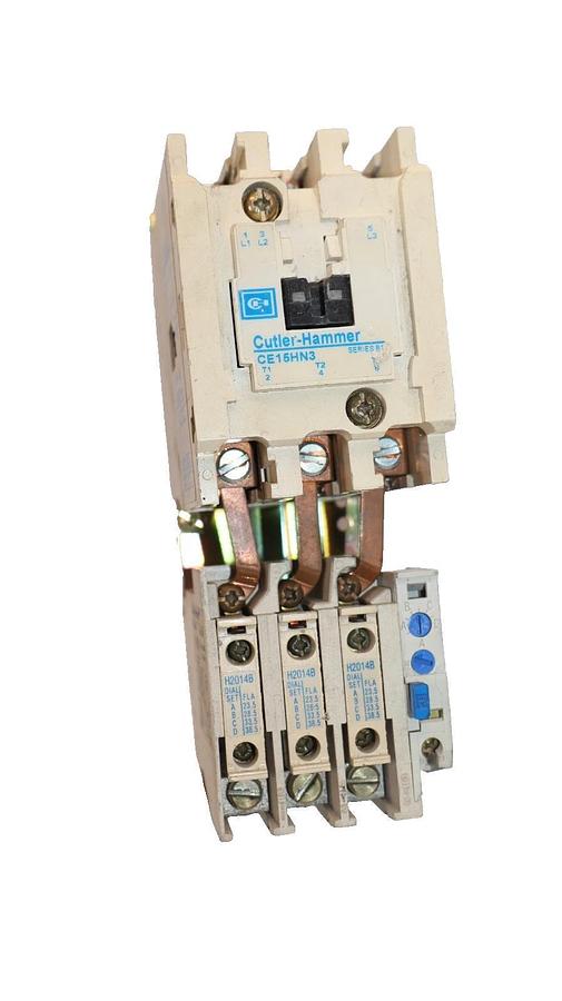 Used Cutler-Hammer Eaton Starter CE15HN3 C306GN3 660V 60A 60 Amp 120v Coil H2014B