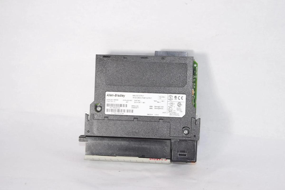 Used Allen Bradley 1756-0F4 A 1756-0F4/A Series A Rev J01 Analog Output Module