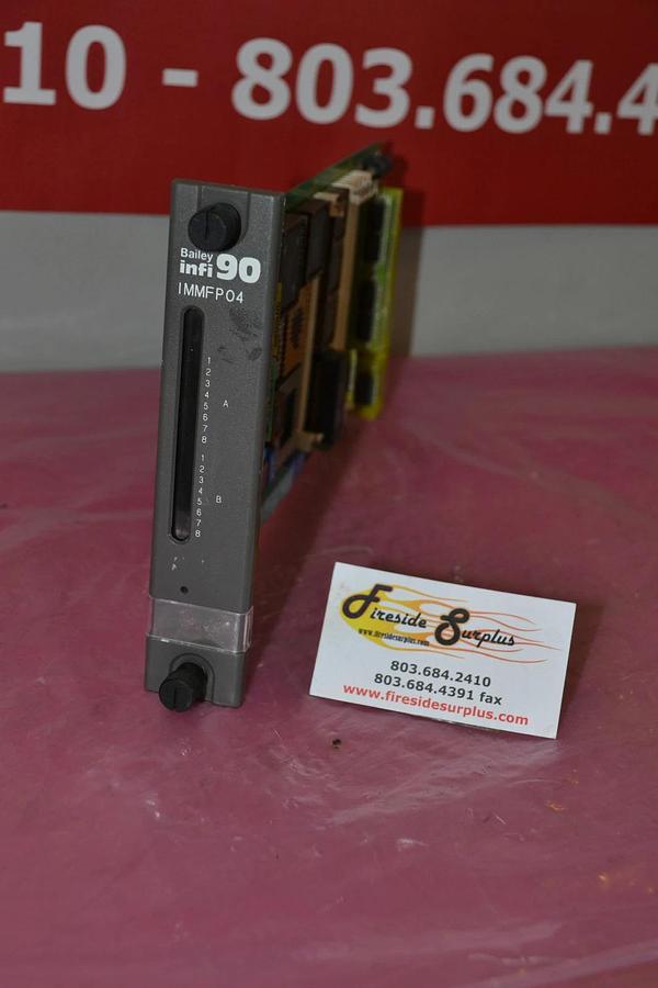 Used BAILEY CIRCUIT BOARD CARD INFI90 IMMFP04