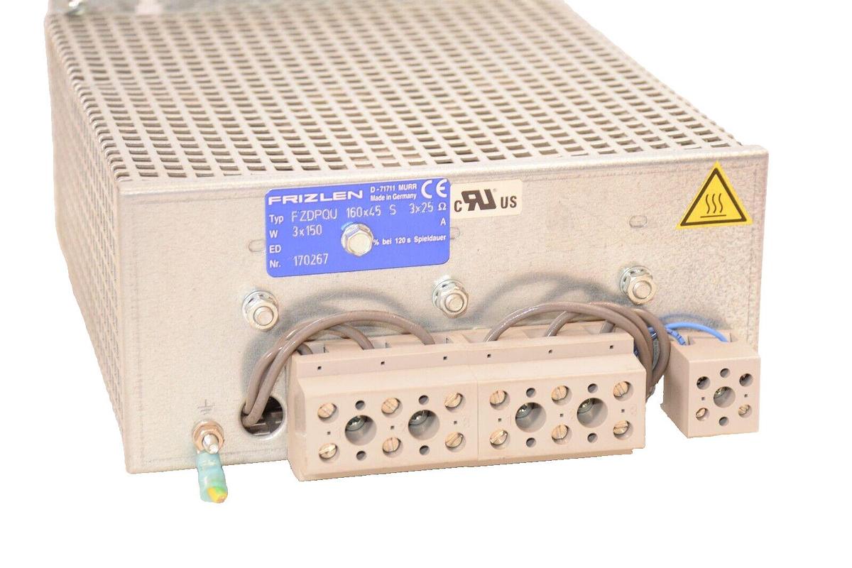 Used FRIZLEN FZDPQU , 160x45 S , 3x25Ω , 3x150 Resistor Bank