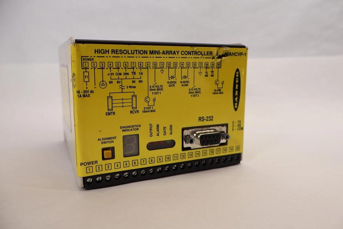 Used Banner MAHCVP-1 High Resolution Mini-array Controller Module