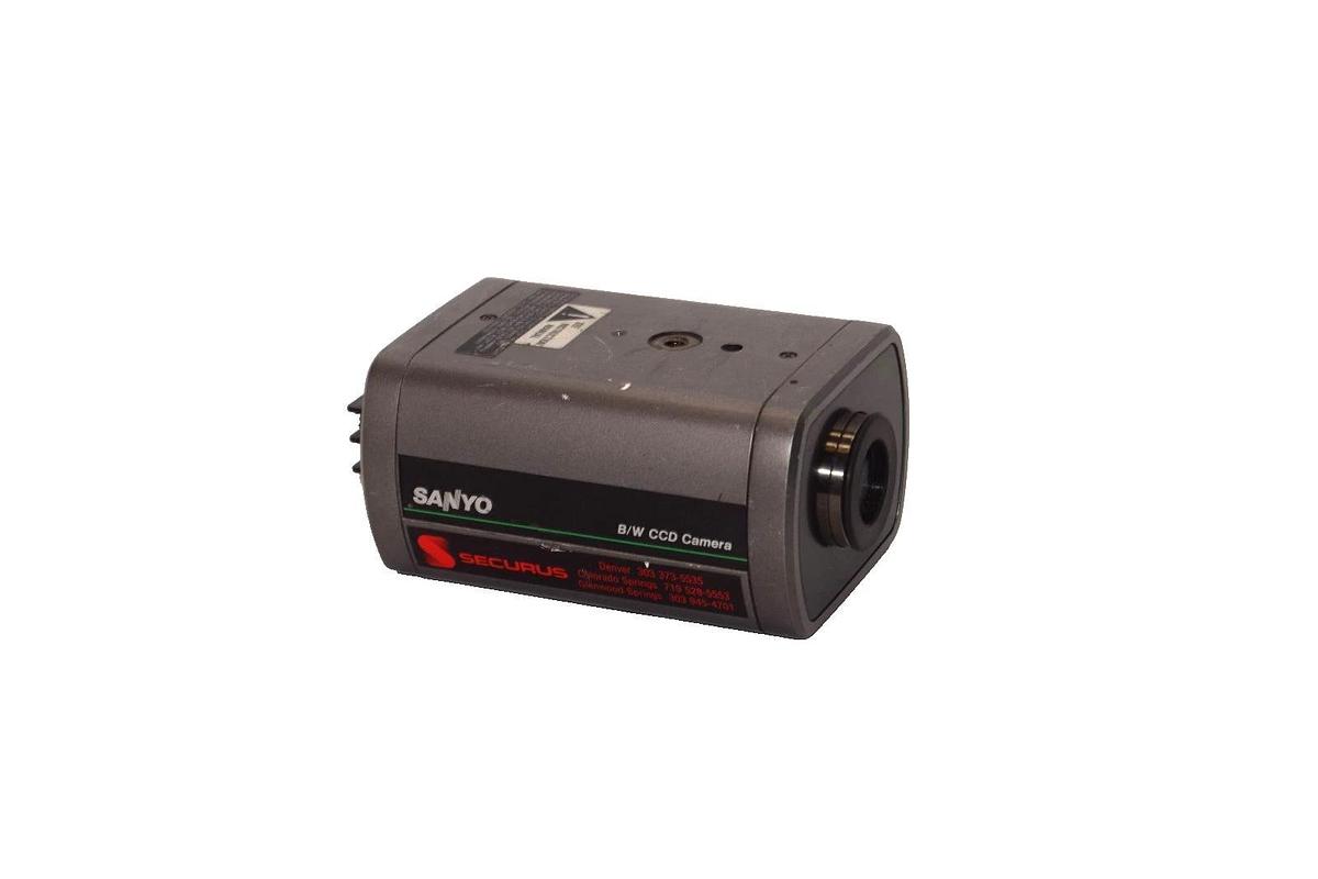 Used Sanyo VDC 2324A 24Vac 60Hz 2.8W B/W CCD Camera