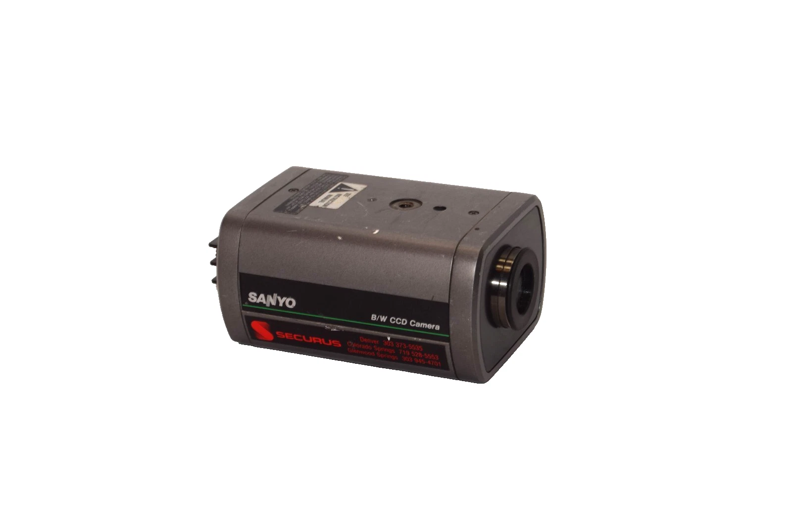 Used Sanyo VDC 2324A 24Vac 60Hz 2.8W B/W CCD Camera