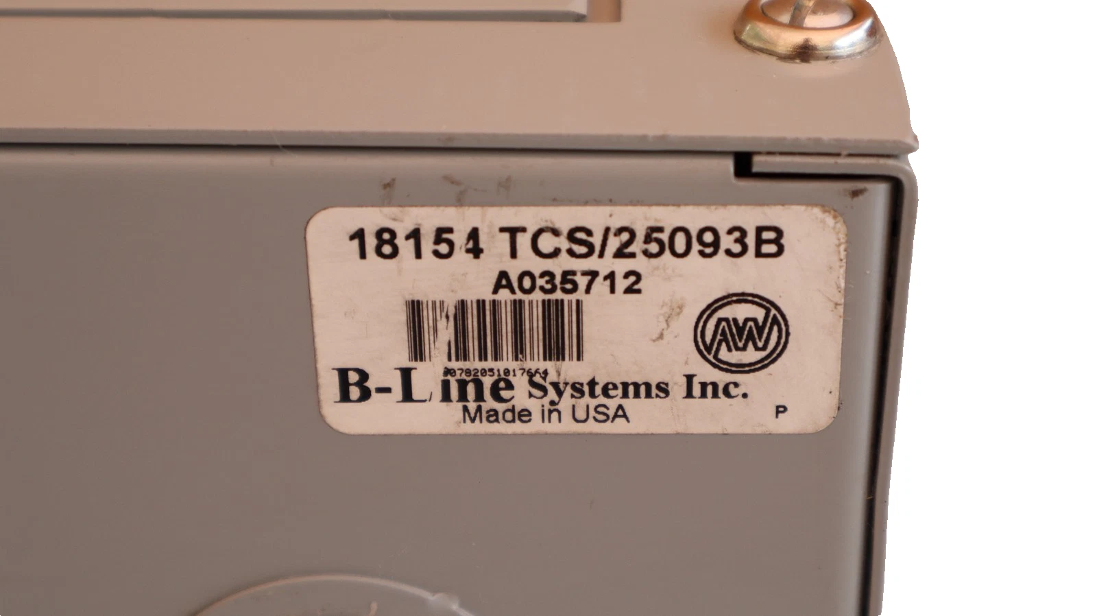 Eaton Cooper B-Line Telephone Cabinet Flush 18x15x4 18154 TCS 18154TCS (NEW)