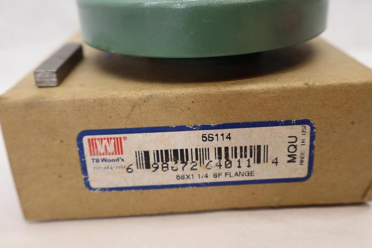 TB Woods 5S114 5SX1 1/4 5SX11/4 5SX1-1/4 SF FLANGE (NEW)