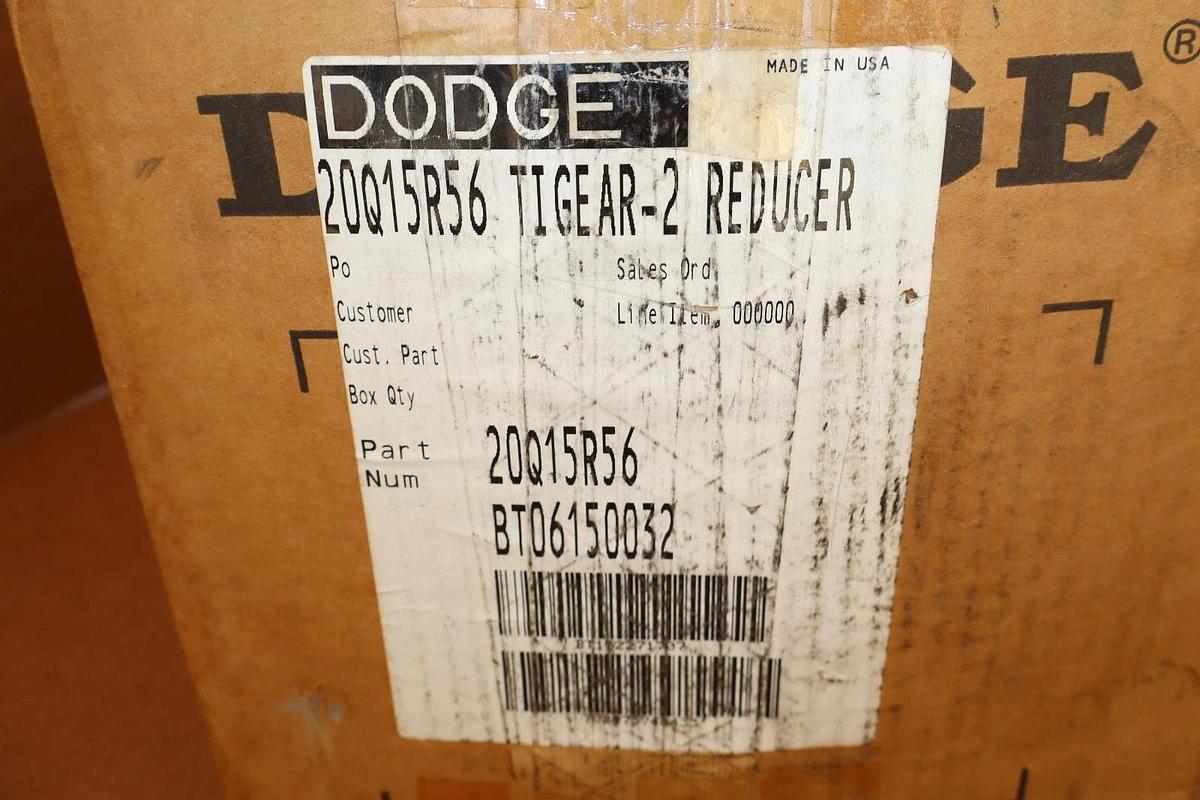 Dodge Baldor Gear Box Speed Reducer Tigear-2 20Q15R56 BT06150032 15:1 (New)