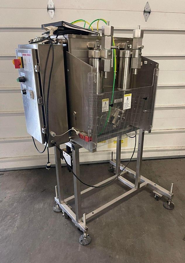 Used FilaMatic Heavy Duty Filling Machine DAB-32-2 upgraded: 4 piston pump DAB-32-4