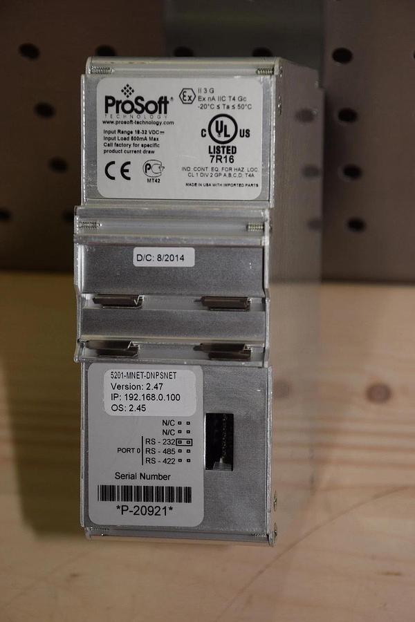 Used PROSOFT Prolinx  5201-MNET-DNPSNET Ethernet 5201MNETDNPSNET
