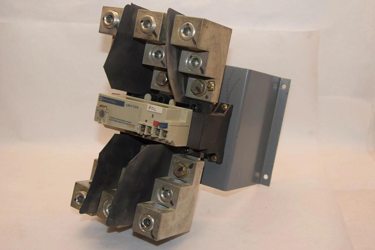 Used TELEMECANIQUE LR9 F 7579 300A-500A Class 20 Electronic Motor Protection Relay