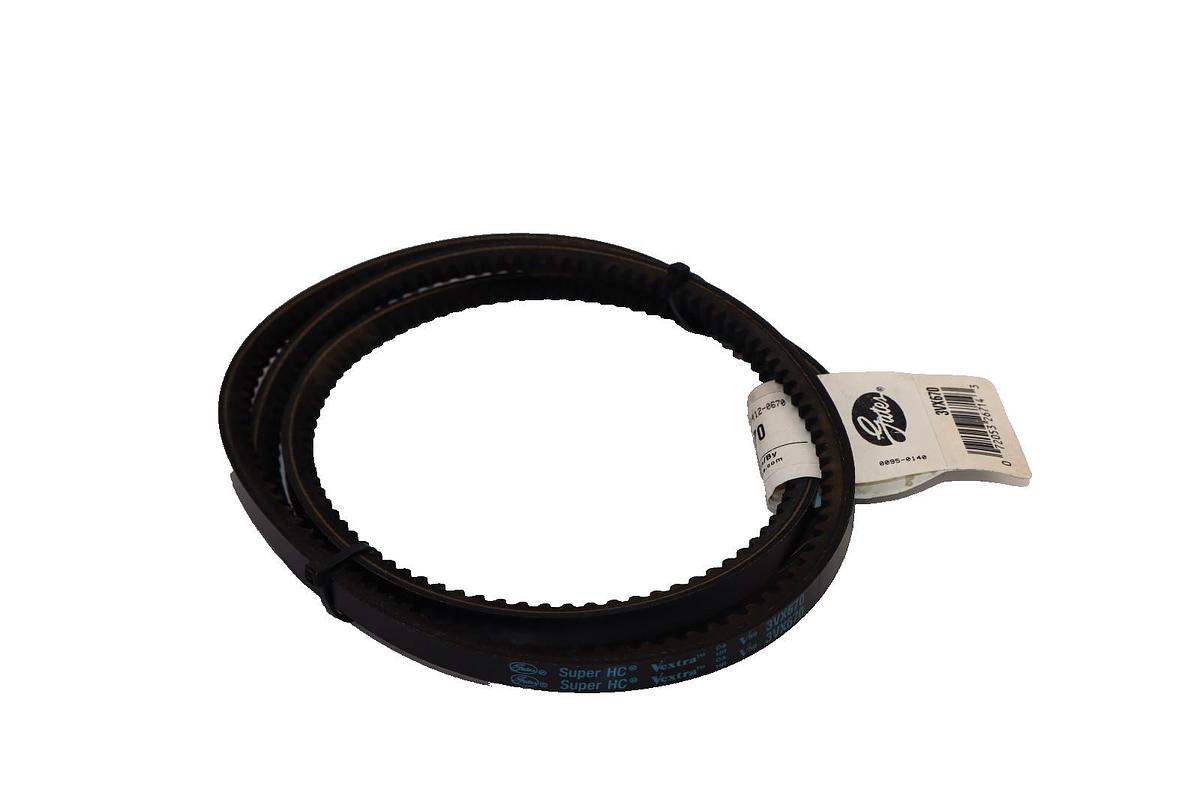 Gates 3VX670 , 9412-0670 Super HC Vextra Cogged V-Belt USA (New)