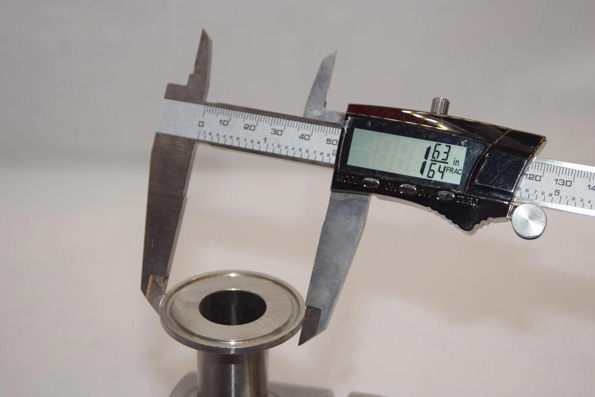 Used FUJI PUMP Co. Type SV 3 kg/cm2 SS Sanitary Pressure Regulating Relief Valve 1"