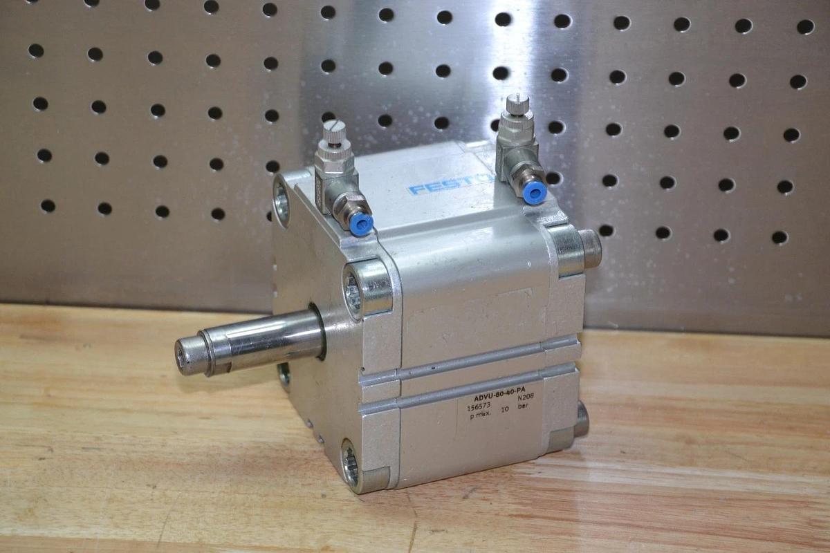 Used FESTO ADVU-80-40-PA COMPACT CYLINDER