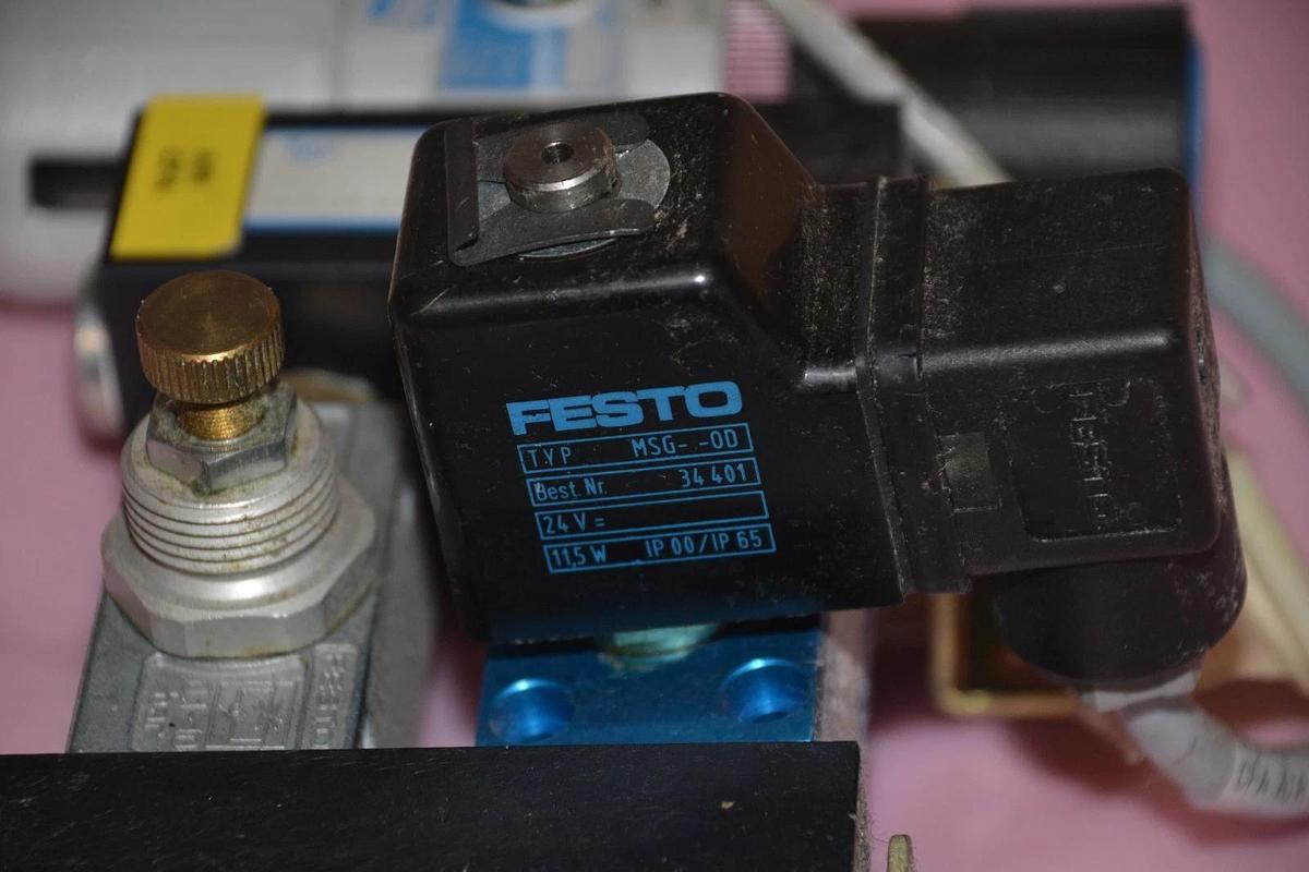 Used FESTO FILTER REGULATOR 162687 K.7326 V SA-200229 LFR-D-MINI 12 BAR 171 PSI L122