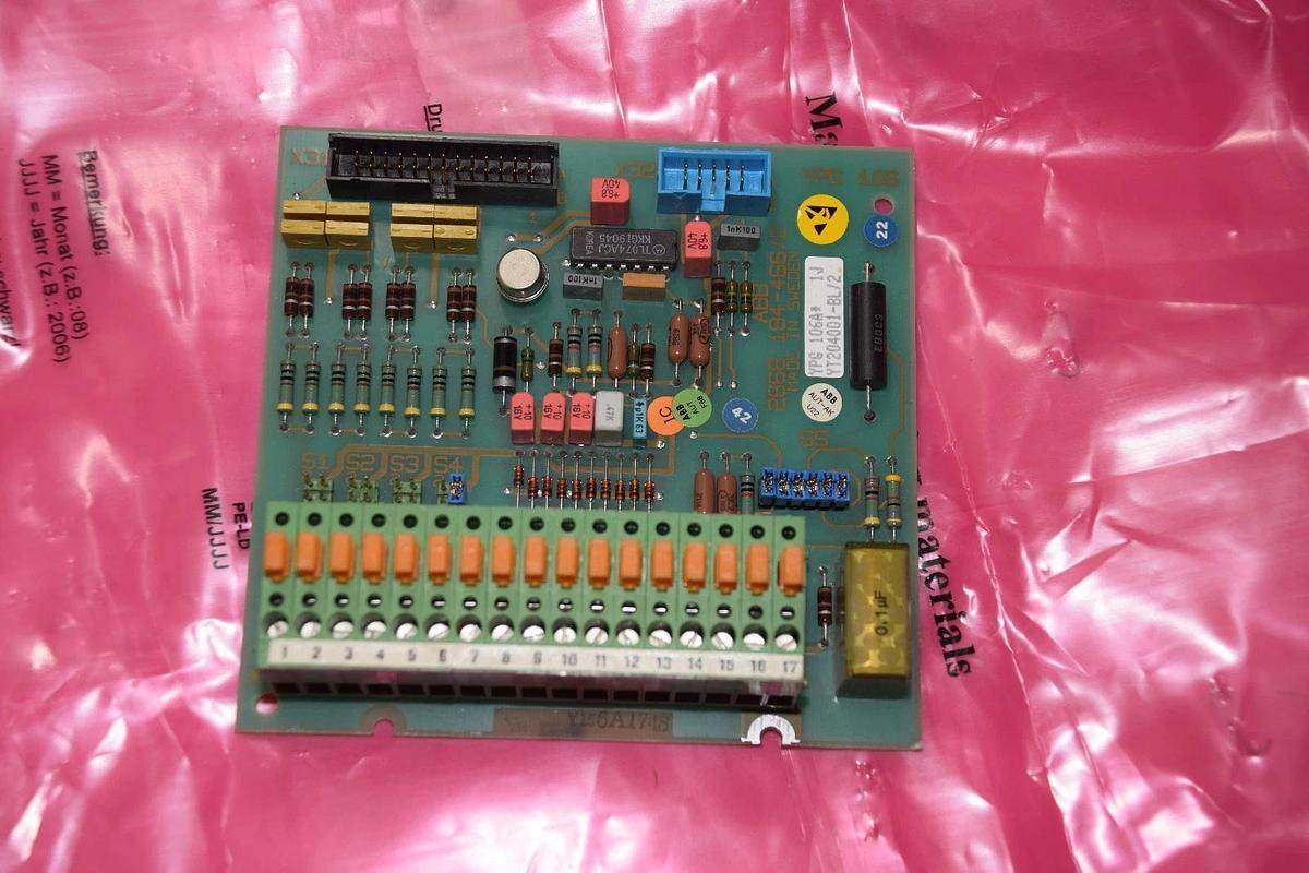ABB YPG 106A YPG106A YT204001-BL/2 2668 184-466/2 SPEED INPUT BOARD NEW