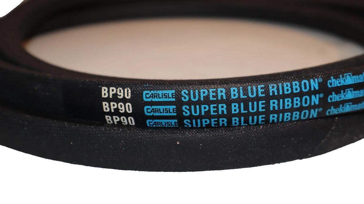 Carlisle V-Belt Belt BP90 Super Blue Ribbon Oil-Heat Static Resistant (Lot of 2)