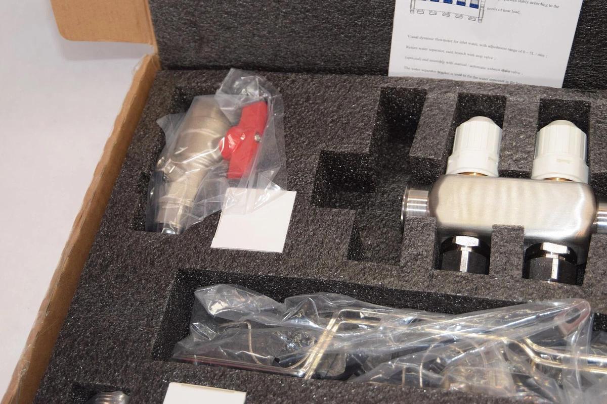 (NEW) WISEWATER 2 Loop Pex/Radiant Heat Manifold