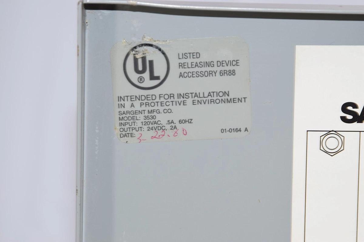 HOFFMANN A-HE12X12X6 Enclosure SARGENT 3530 Series Power Supply Timer Board NEW