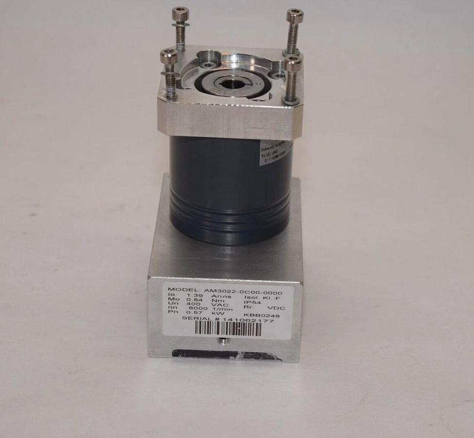 Used BECKHOFF AG2210 LP 050S-MF1-5-1B1-3S , S-10000807-F , AM3022-0C00-0000 Gearhead