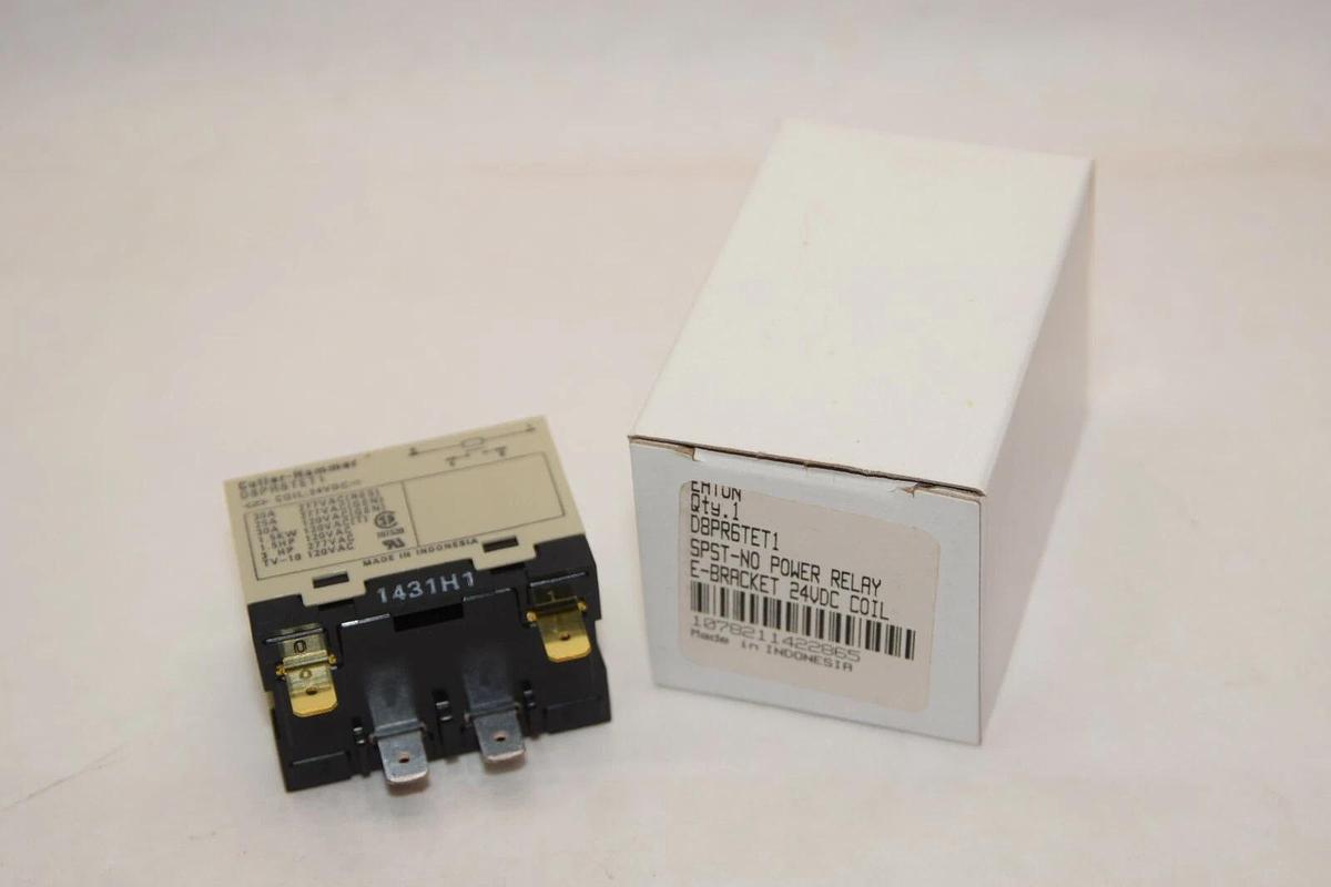 (NEW) CUTLER HAMMER D8PR6TET1 24Vdc Coil Relay