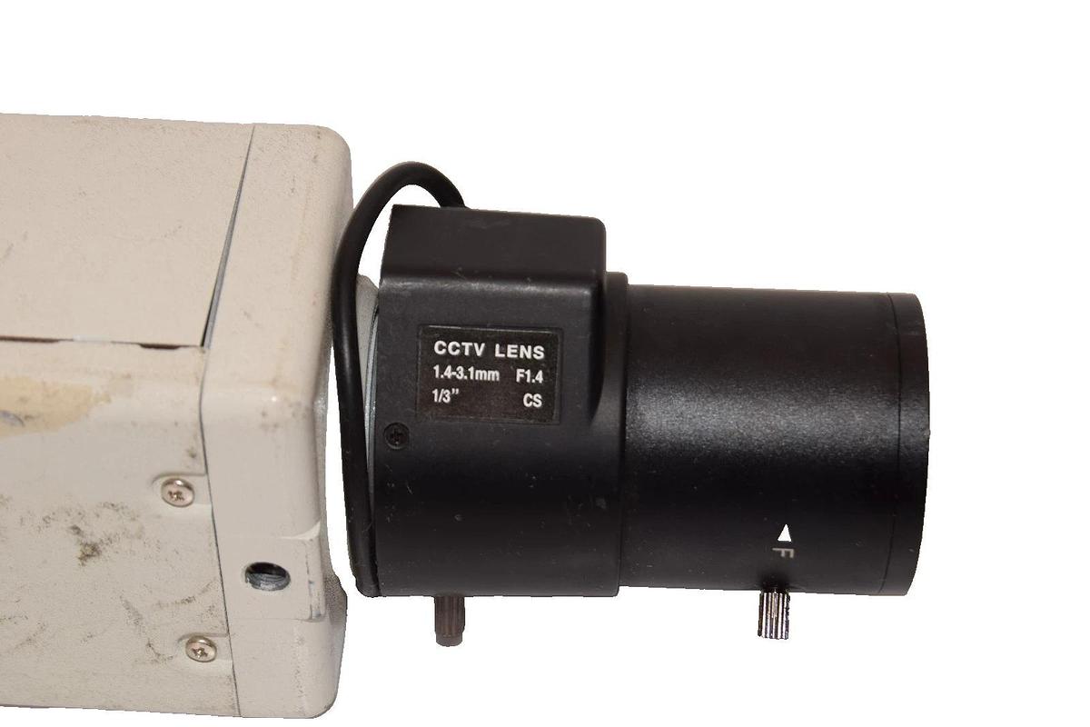 Used Ikegami / HamiIton ICD-508 Color Security Camera w/Computar 3.5-8mm 1/3" Lens