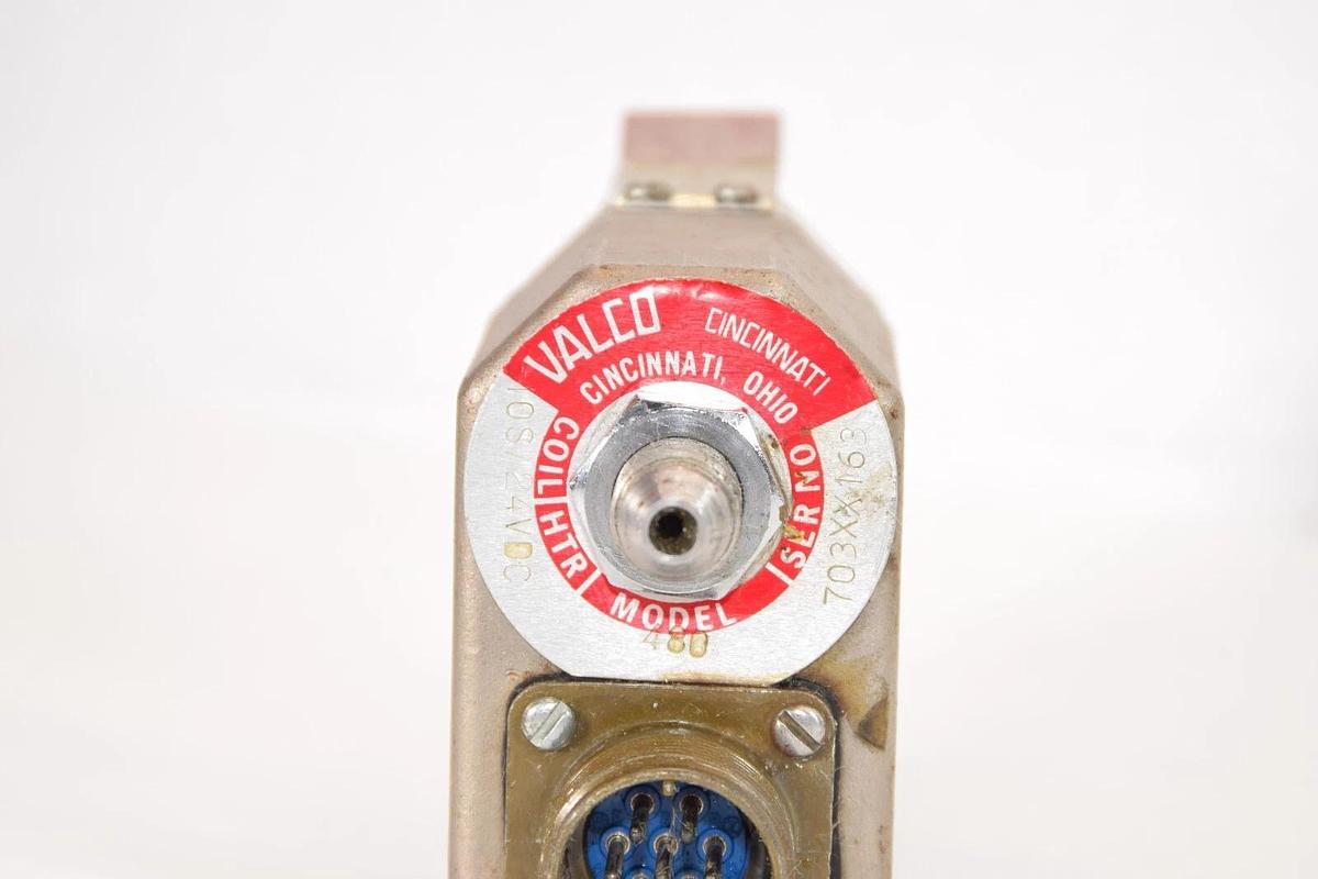 Used VALCO 703XX163 Model 480 10S/24Vdc  Solenoid Valve Glue Control Valve
