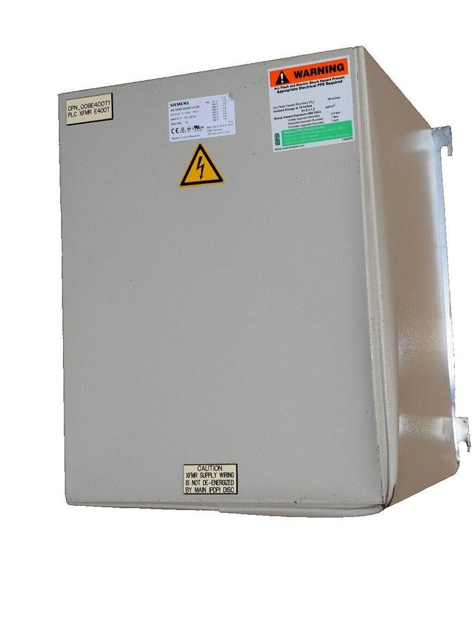 Used SIEMENS 4AT3096-0EQ80-0FD0 Transformer Pri: 380-575v Sec: 120v 3kva 17kva *Dent*