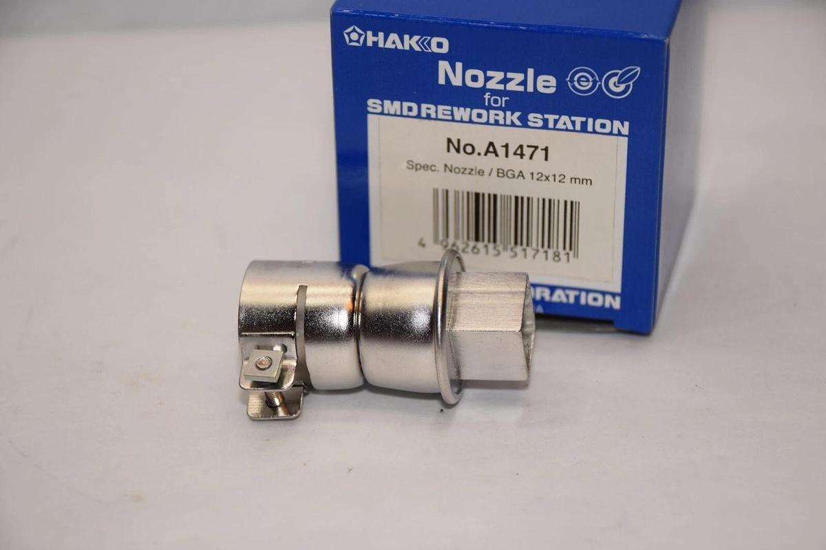 (NEW) HAKKO CORPORATION A1471 12x12mm Hot Air Desoldering Nozzle